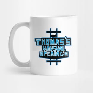 Thomas Unusual Openings Logo - Blue Variant Mug